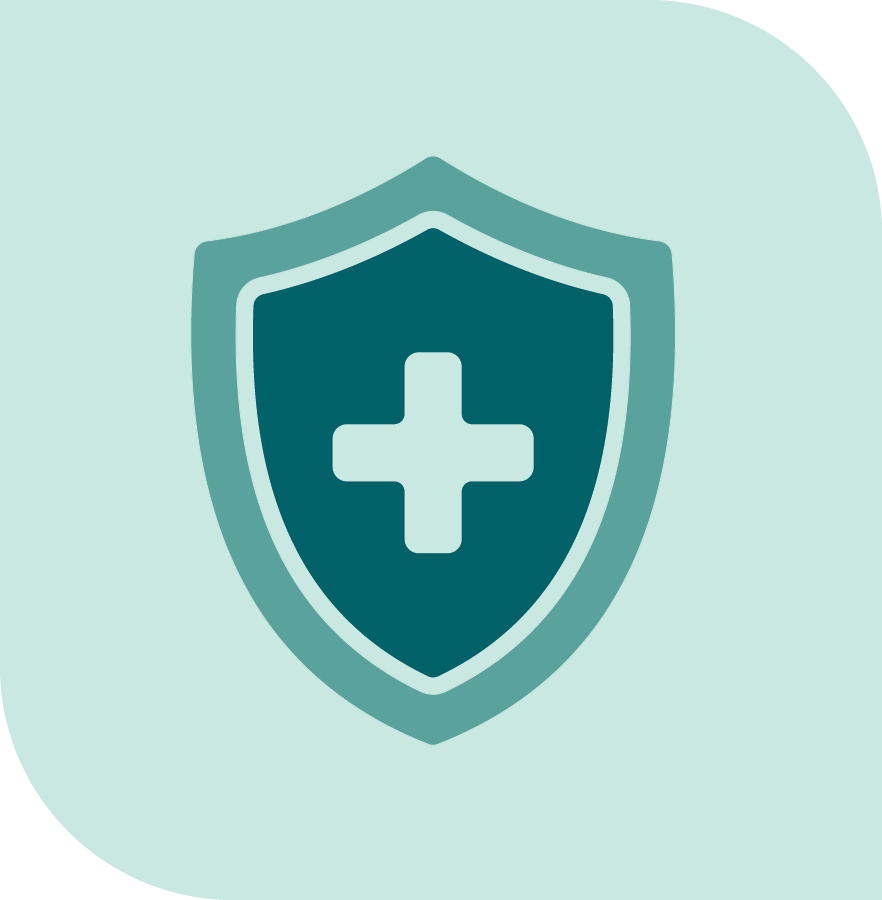 Healthcare compliance and regulatory support icon for medical practice management services