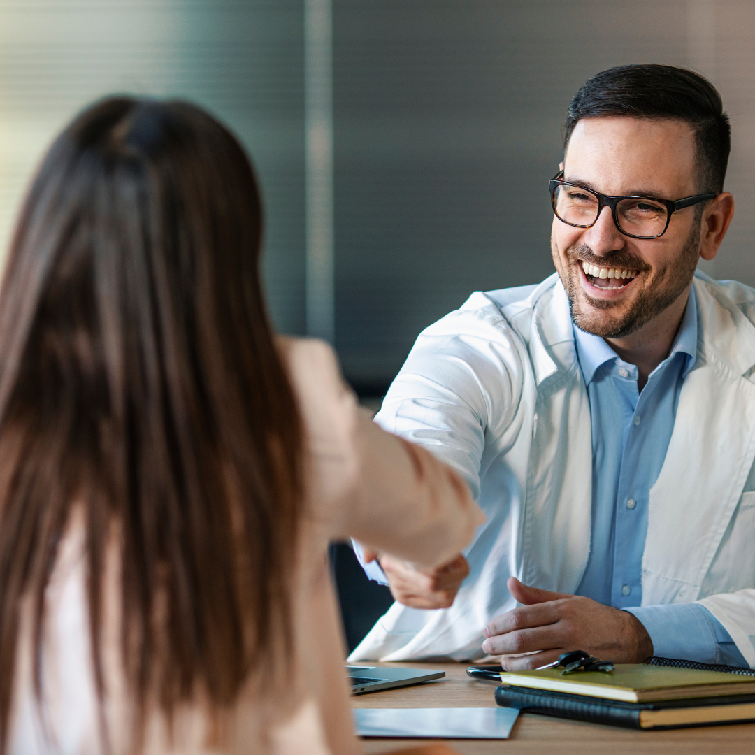 Provider discussing finding the right medical billing support for your practice during consultation with a medical billing company